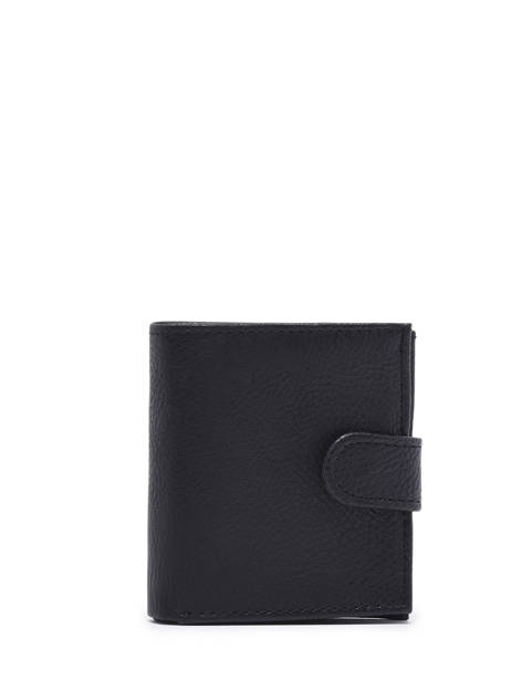 Portefeuille Met Kaarthouder Leder Miniprix Zwart essentiel 8834