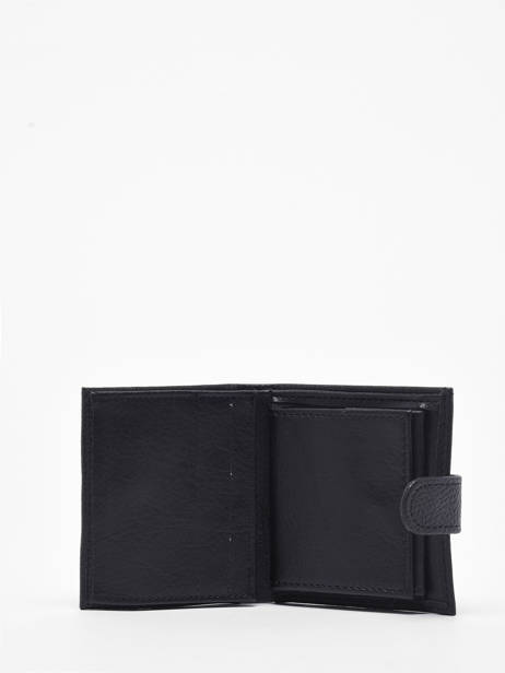 Portefeuille Met Kaarthouder Leder Miniprix Zwart essentiel 8834 ander zicht 1