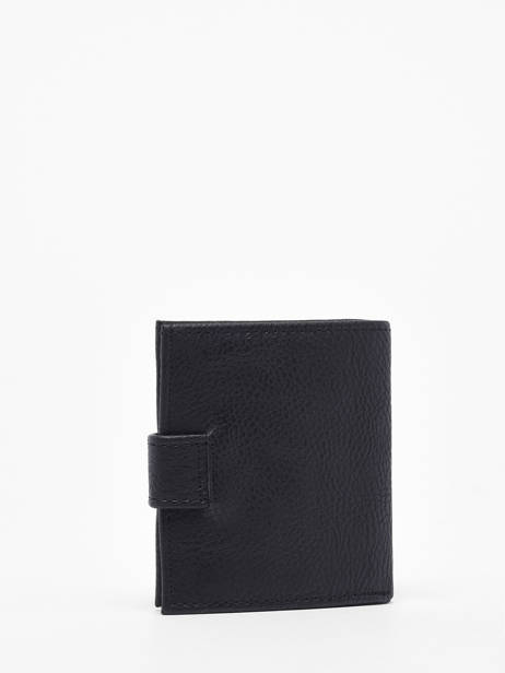 Portefeuille Met Kaarthouder Leder Miniprix Zwart essentiel 8834 ander zicht 2