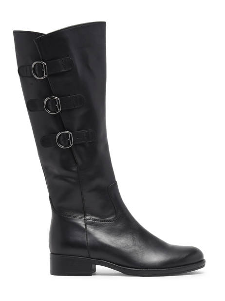 Bottes Cavalières En Cuir En Cuir Gabor Noir women 27