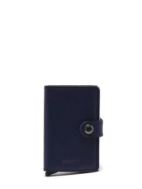 Kaarthouder Original Leder Secrid Blauw original MO ander zicht 1