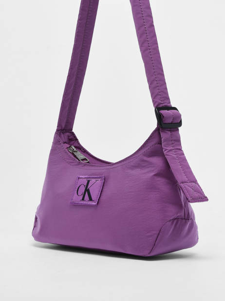 Sac Bandoulière City Calvin klein jeans Violet city nylon K610333 vue secondaire 2