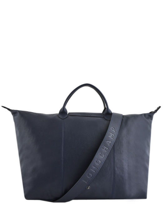 Sac Tapis De Yoga PHARAMOND Life – Toile Bleu Marine – Grand Avec Poche Cachée