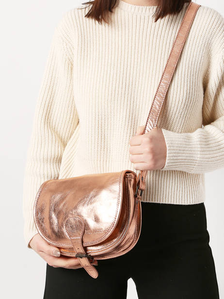 Sac Lebohemien Cuir Paul marius Rose vintage BOHEMIEN vue secondaire 1