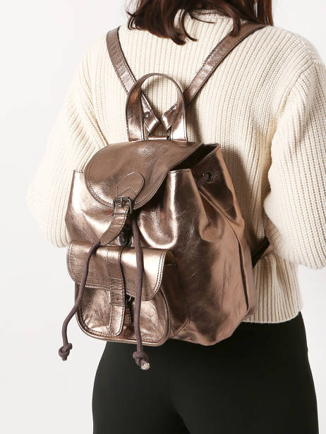 Sac à Dos Lebaroudeur Paul marius Rose vintage BAROUDEU vue secondaire 1