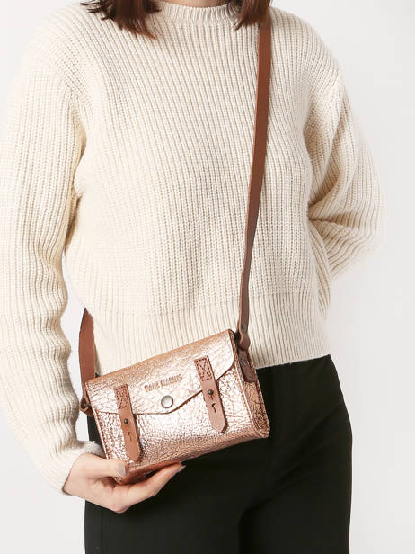 Cross Body Tas Mini Indispensable Leder Paul marius Goud vintage MINI ander zicht 1
