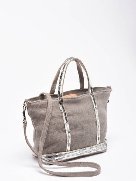 Cross Body Tas Baby Cabas Linnen Vanessa bruno Beige cabas lin 31V40410 ander zicht 2