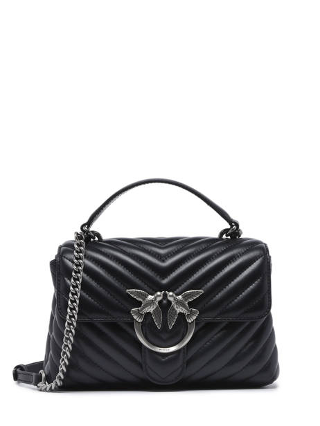 Cross Body Tas Love Bag Quilt Leder Pinko Zwart love bag quilt A0GK