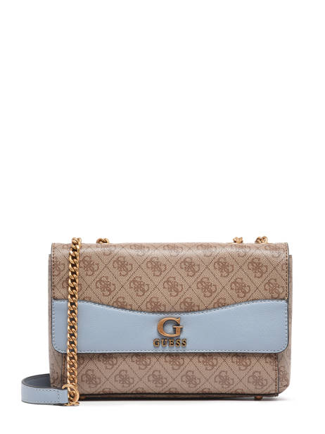 Sac Bandoulière Nell Logo Guess Marron nell logo SB873521