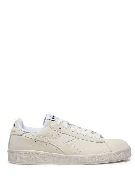 Sneakers Game Low Waxed En Cuir Diadora Blanc unisex 90000060 vue secondaire 1