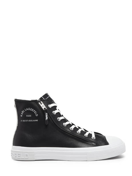 Sneakers Kampus Iii Maison En Cuir Karl lagerfeld Noir men KL50355 vue secondaire 1