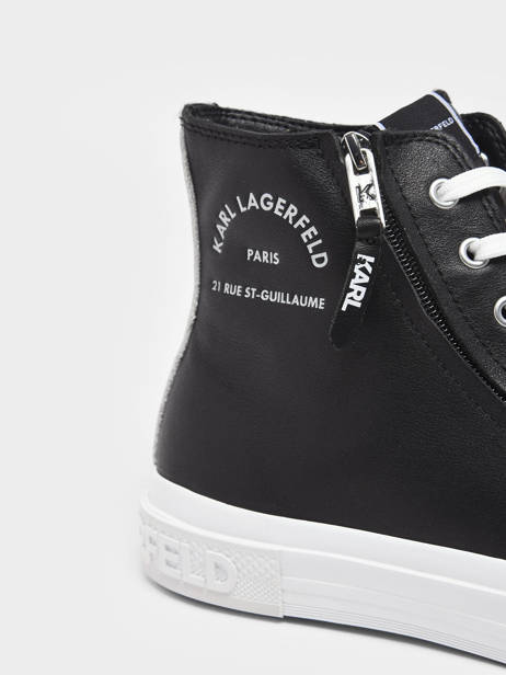 Sneakers Kampus Iii Maison En Cuir Karl lagerfeld Noir men KL50355 vue secondaire 2