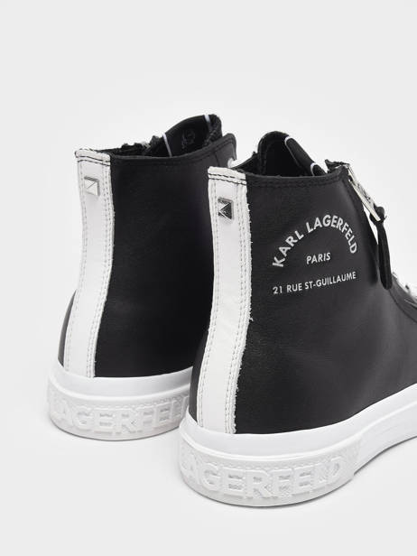 Sneakers Kampus Iii Maison En Cuir Karl lagerfeld Noir men KL50355 vue secondaire 4