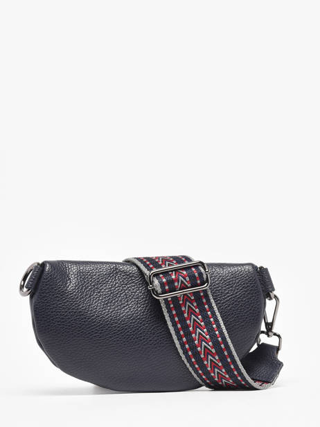 Sac Banane Caviar Milano Bleu caviar CA19091C vue secondaire 4