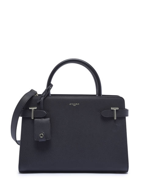 Sac Port Main Emily Cuir Le tanneur Noir emily TEMI1610