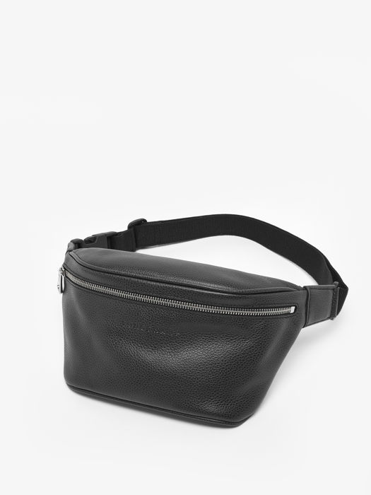 Longchamp Le foulonné Buideltasje Zwart