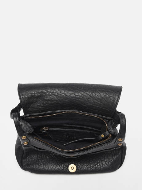 Sac Bandoulière Stone Cuir Basilic pepper Noir stone BSTN18 vue secondaire 3