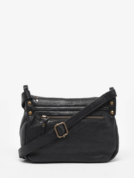 Sac Bandoulière Stone Cuir Basilic pepper Noir stone BSTN18 vue secondaire 4