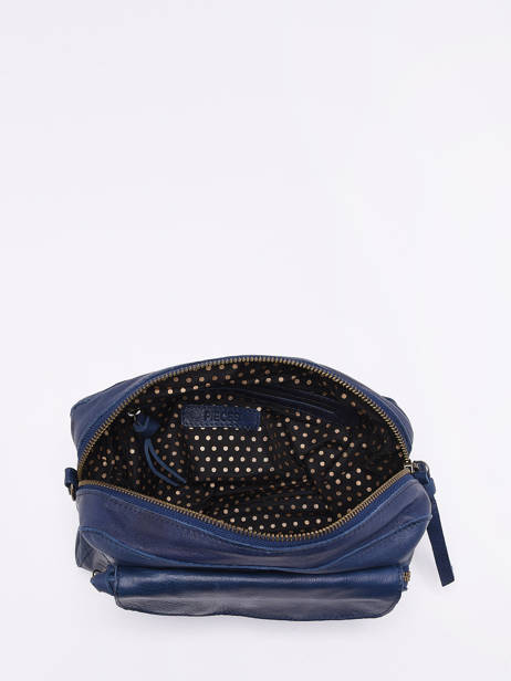 Cross Body Tas Naina Leder Pieces Blauw naina 17087872 ander zicht 3