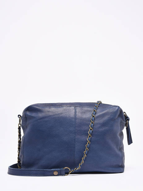 Cross Body Tas Naina Leder Pieces Blauw naina 17087872 ander zicht 4