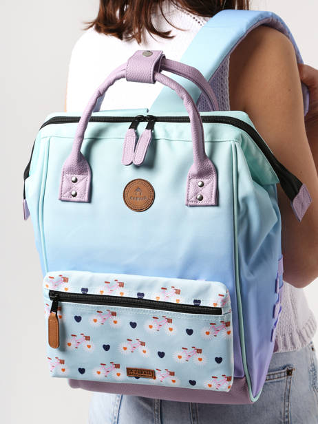 Personaliseerbare Rugzak Adventurer Medium Cabaia Blauw adventurer BAGS ander zicht 1