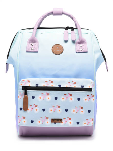 Personaliseerbare Rugzak Adventurer Medium Cabaia Blauw adventurer BAGS ander zicht 2