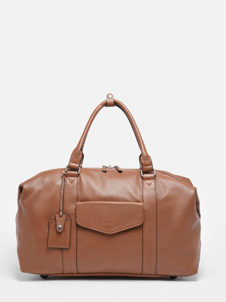 Sac De Voyage Cabine Flandres Cuir Etrier Marron flandres EFLA9910 vue secondaire 2