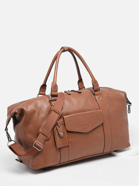 Sac De Voyage Cabine Flandres Cuir Etrier Marron flandres EFLA9910 vue secondaire 3