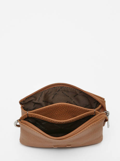 Portemonnee 2 Compartimenten Leder Nathan baume Bruin original n 302N ander zicht 1