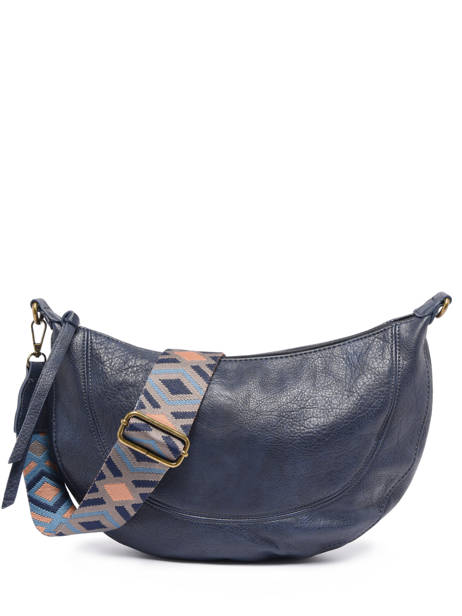 Cross Body Tas Sangle Mandoline Blauw sangle MD041