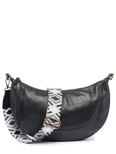 Cross Body Tas Sangle Mandoline Zwart sangle MD041