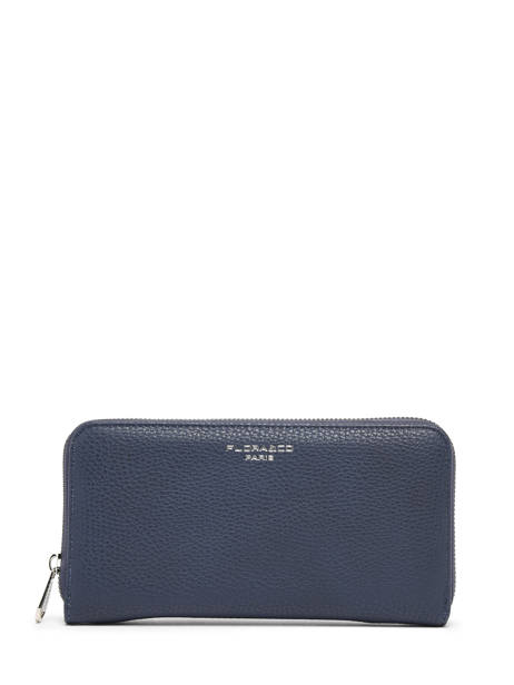 Portefeuille Classic Miniprix Blauw grained H1689