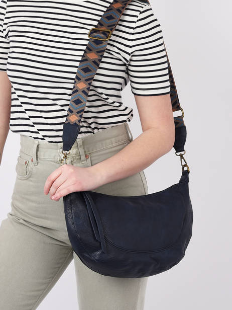 Cross Body Tas Sangle Mandoline Blauw sangle MD041 ander zicht 1