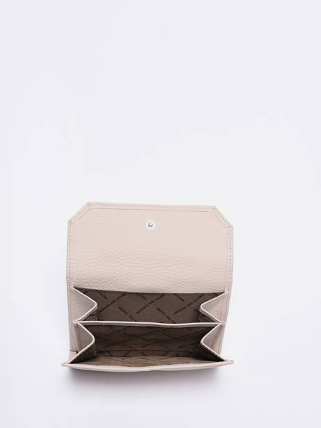 Portefeuille Original N 2 Compartimenten Leder Nathan baume Beige original n 413N ander zicht 2