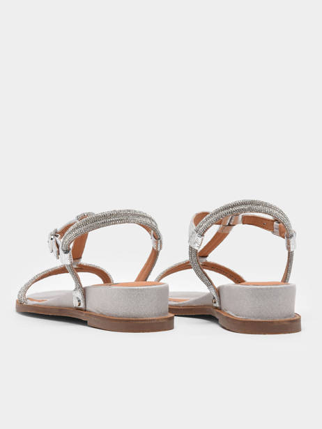 Sandales Olgi En Cuir Mam'zelle Argent women CSG2Q24 vue secondaire 4
