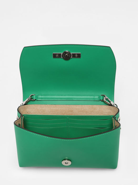Longchamp Roseau box Sac porté travers Vert