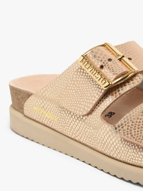 Slippers Hester Havana Uit Leder Mephisto Veelkleurig women BECH13 ander zicht 1