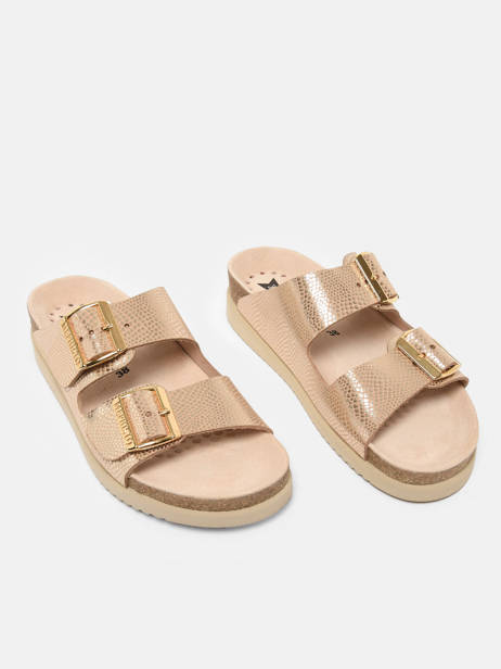 Slippers Hester Havana Uit Leder Mephisto Veelkleurig women BECH13 ander zicht 2