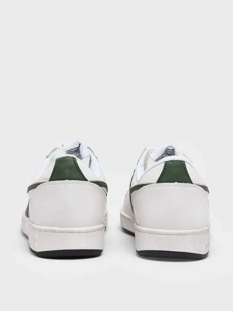 Sneakers Magic Icona Low En Cuir Diadora Blanc unisex 92901060 vue secondaire 3