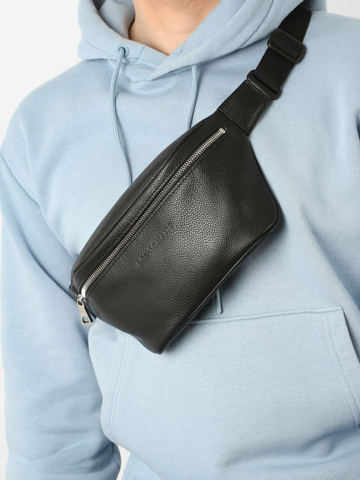 Longchamp Le foulonné Buideltasje Zwart
