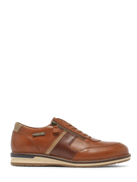 Sneakers Fabian Randy Uit Leder Mephisto Bruin men P5142313