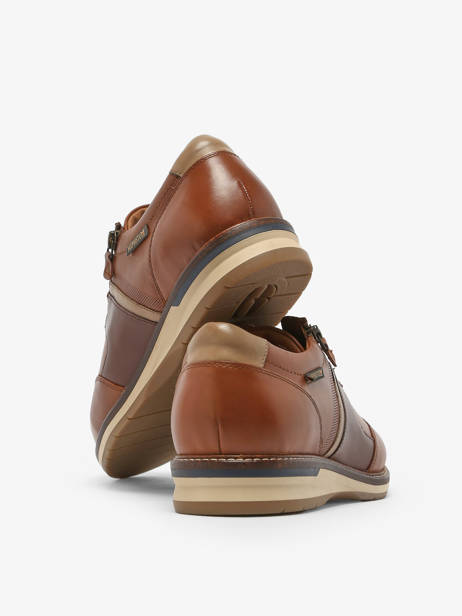 Sneakers Fabian Randy Uit Leder Mephisto Bruin men P5142313 ander zicht 1