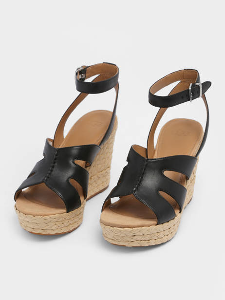 Sandalen Met Platformzool Careena Uit Leder Ugg Zwart women 1128251 ander zicht 3