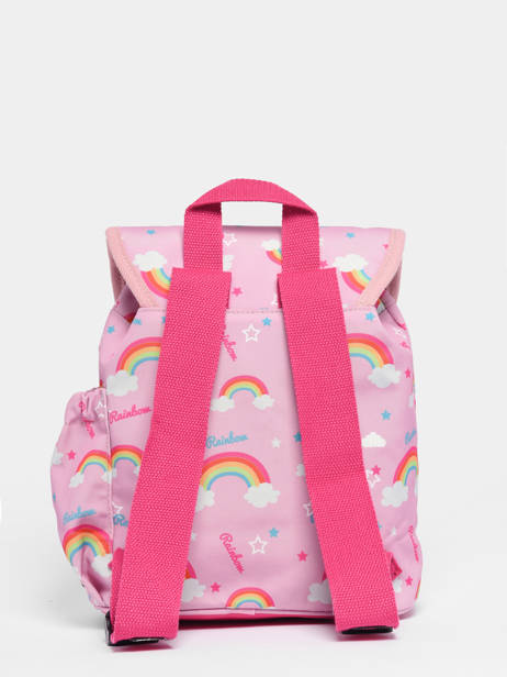 Sac Ã  Dos RÃ©tro 1 Compartiment Cameleon Rose retro 620 vue secondaire 6