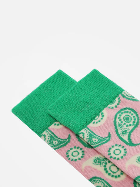 Paar Paisley Damessokken Happy socks Groen socks PAI01 ander zicht 1