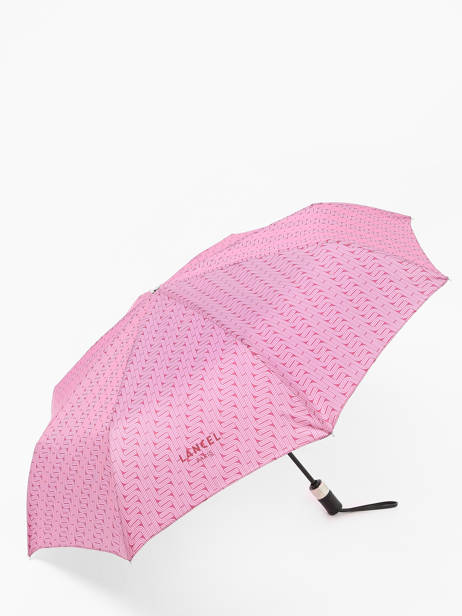 Paraplu Optical Mini Automatisch Lancel Roze parapluie L217 ander zicht 1