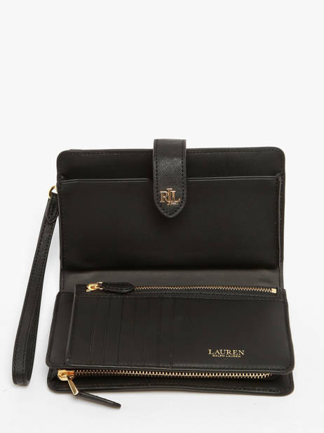 Portefeuille Tech Cuir Lauren ralph lauren Noir dryden 32916514 vue secondaire 1