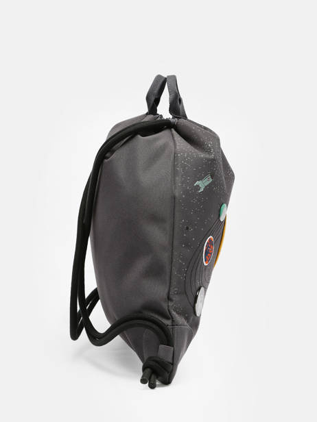 Sporttas City Bag 1 Compartiment Jeune premier Zwart daydream boys B ander zicht 2