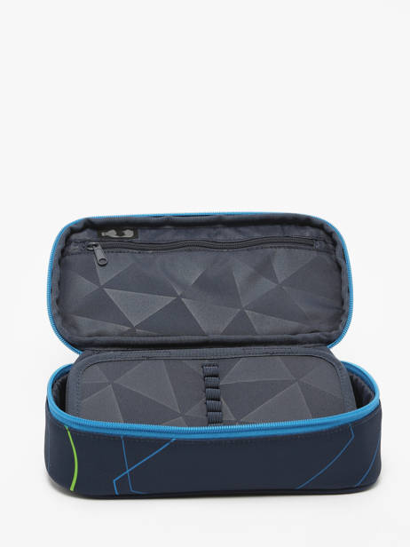 Pennenzak 1 Compartiment Satch Blauw pencil case BSC1 ander zicht 1
