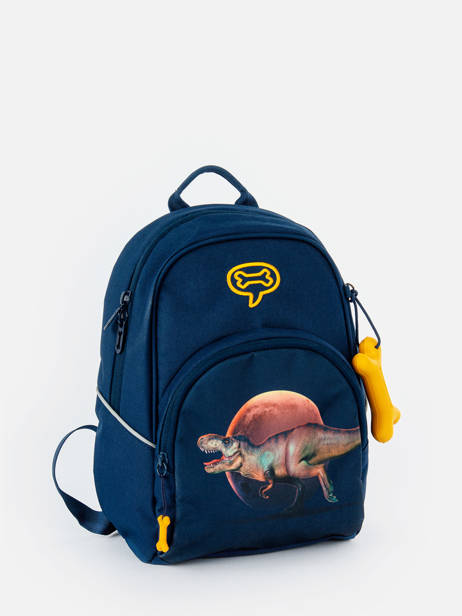 Mini Rugzak Laurel Boys Stones and bones Blauw boys B ander zicht 2